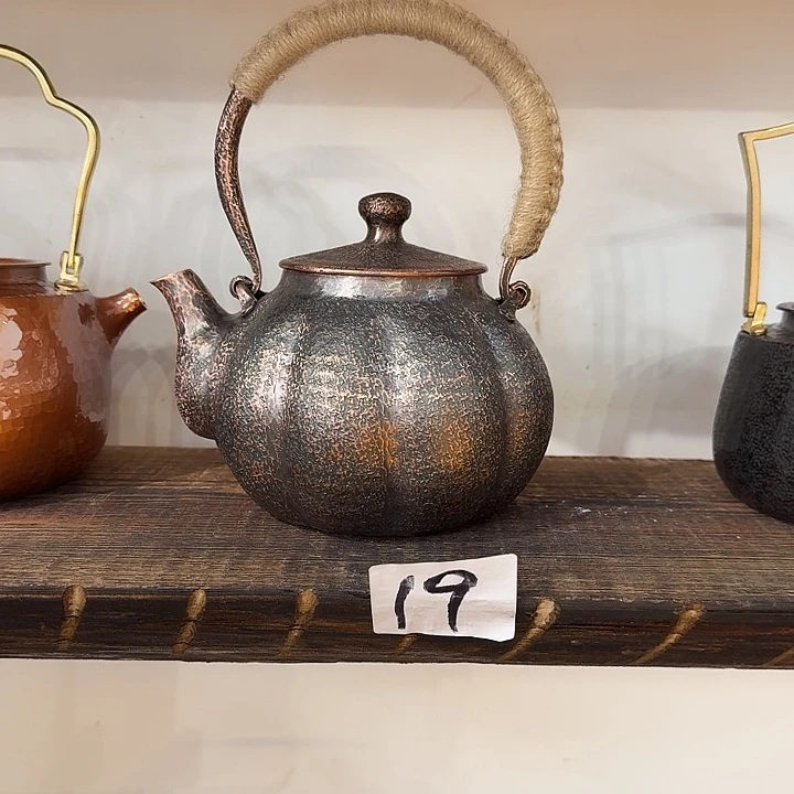 乐***活紫铜手工制作烧水壶