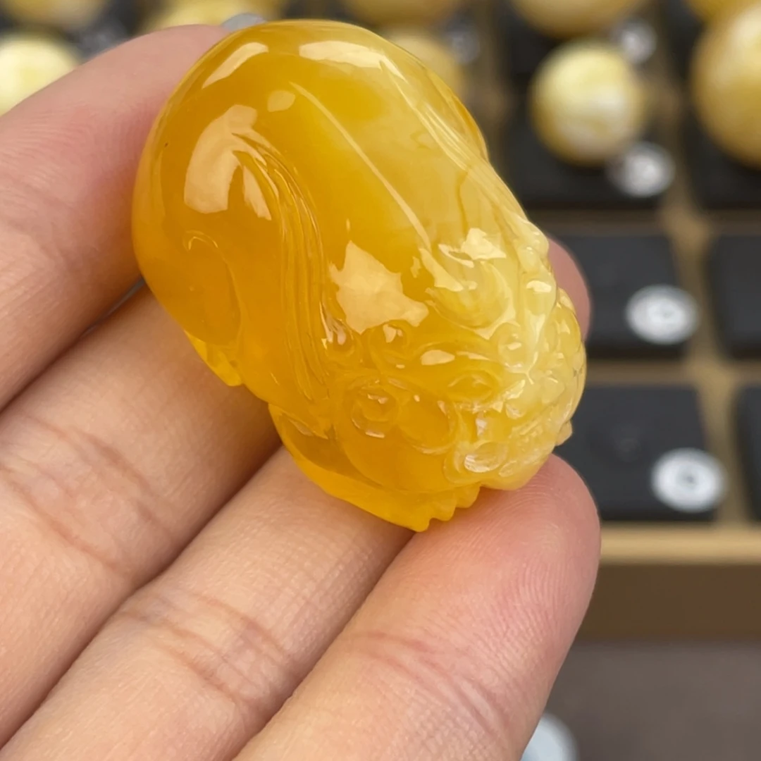 琥珀未镶嵌裸石蜜蜡，209