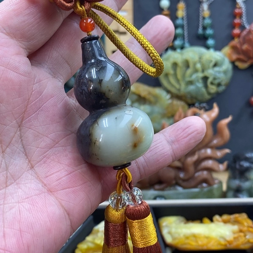 【闪购商品】未镶嵌岫玉车挂