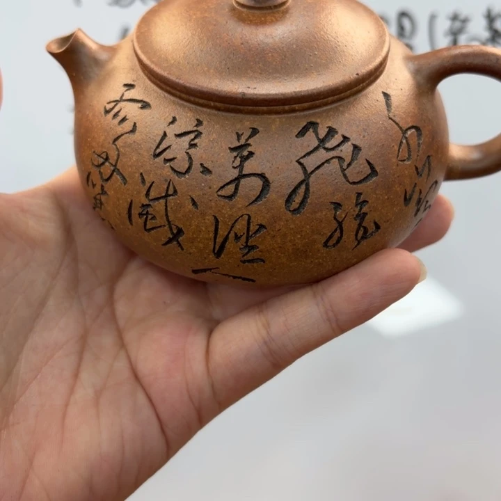 紫砂茶壶宜兴原矿龙骨金砂200