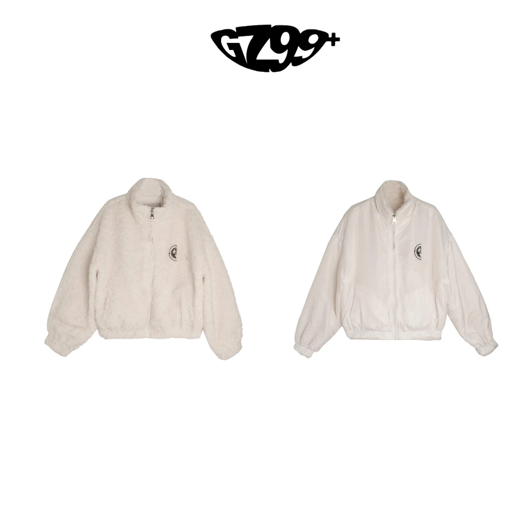 小九推荐 闪耀自我 冬季新款韩版两面穿百搭毛毛外套-T9956