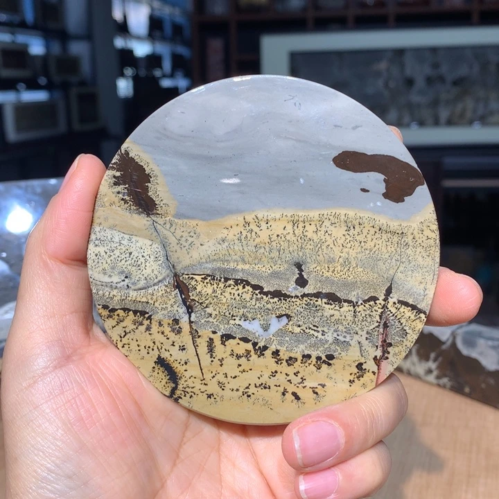 广西国画石摆件，观赏收藏