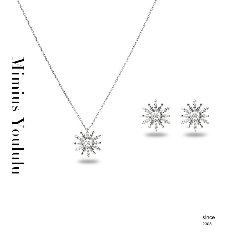 【mimius】&游鹿鹿 Frozen雪花饰品(附丝绒盒) 汉服WF12315