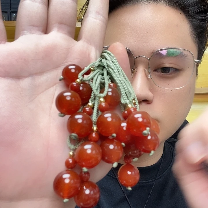 玛瑙/玉髓合金颈饰