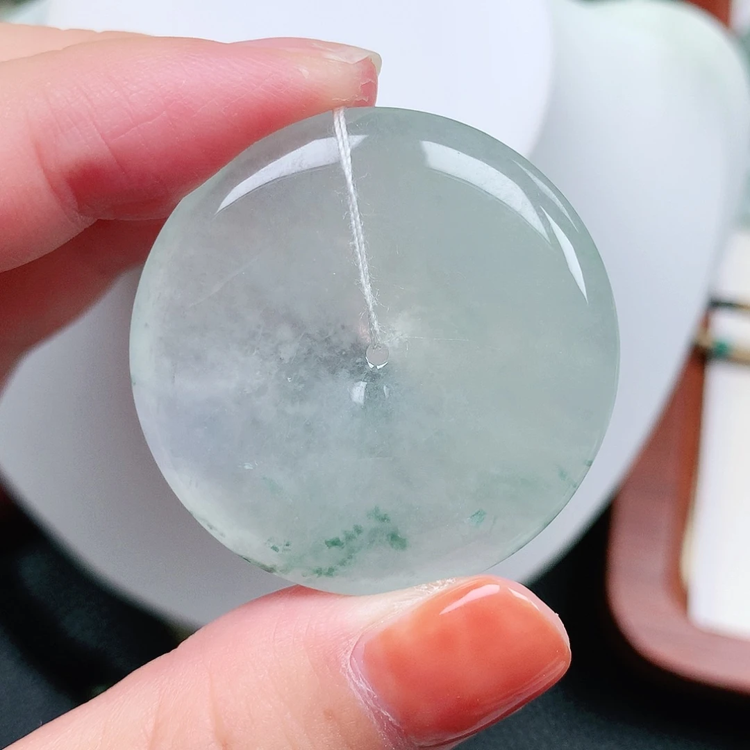 颈饰未镶嵌翡翠平安37-6.1