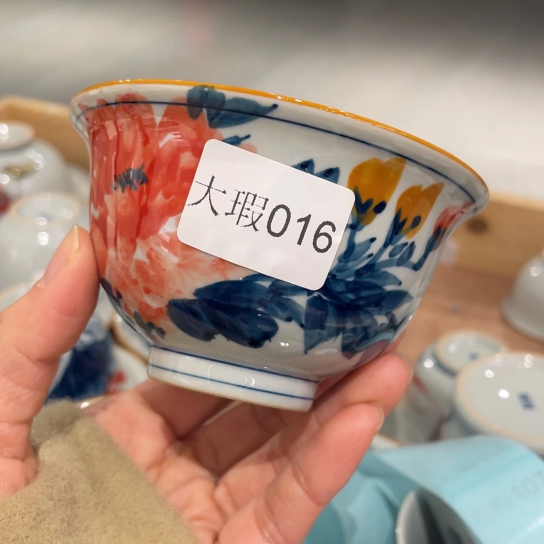 有瑕釉下彩纯手绘