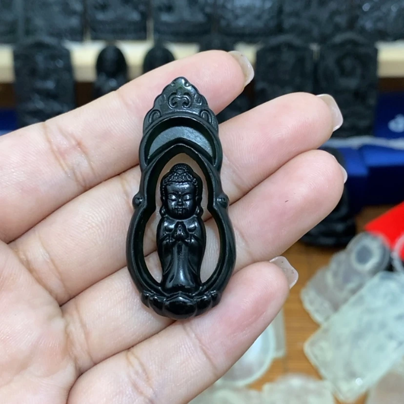 【闪购商品】蛇纹石玉未镶嵌颈饰7*～