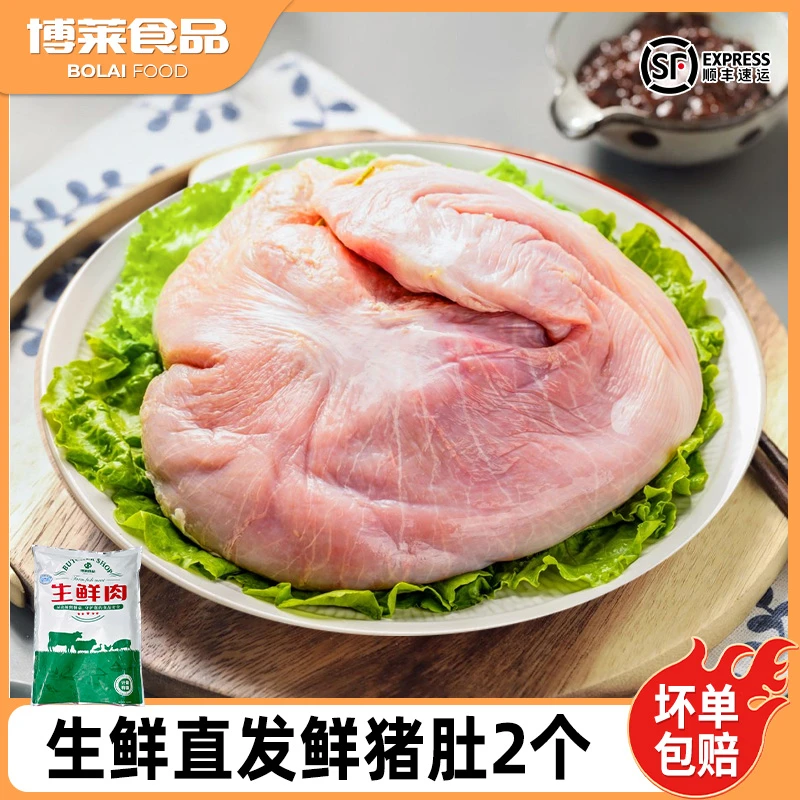 鲜猪肚2个 新鲜猪肚丝火锅猪肚食材 超好吃猪肚丝肉食半成品