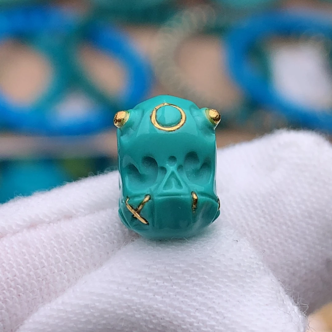 未镶嵌绿松石珠宝奇石