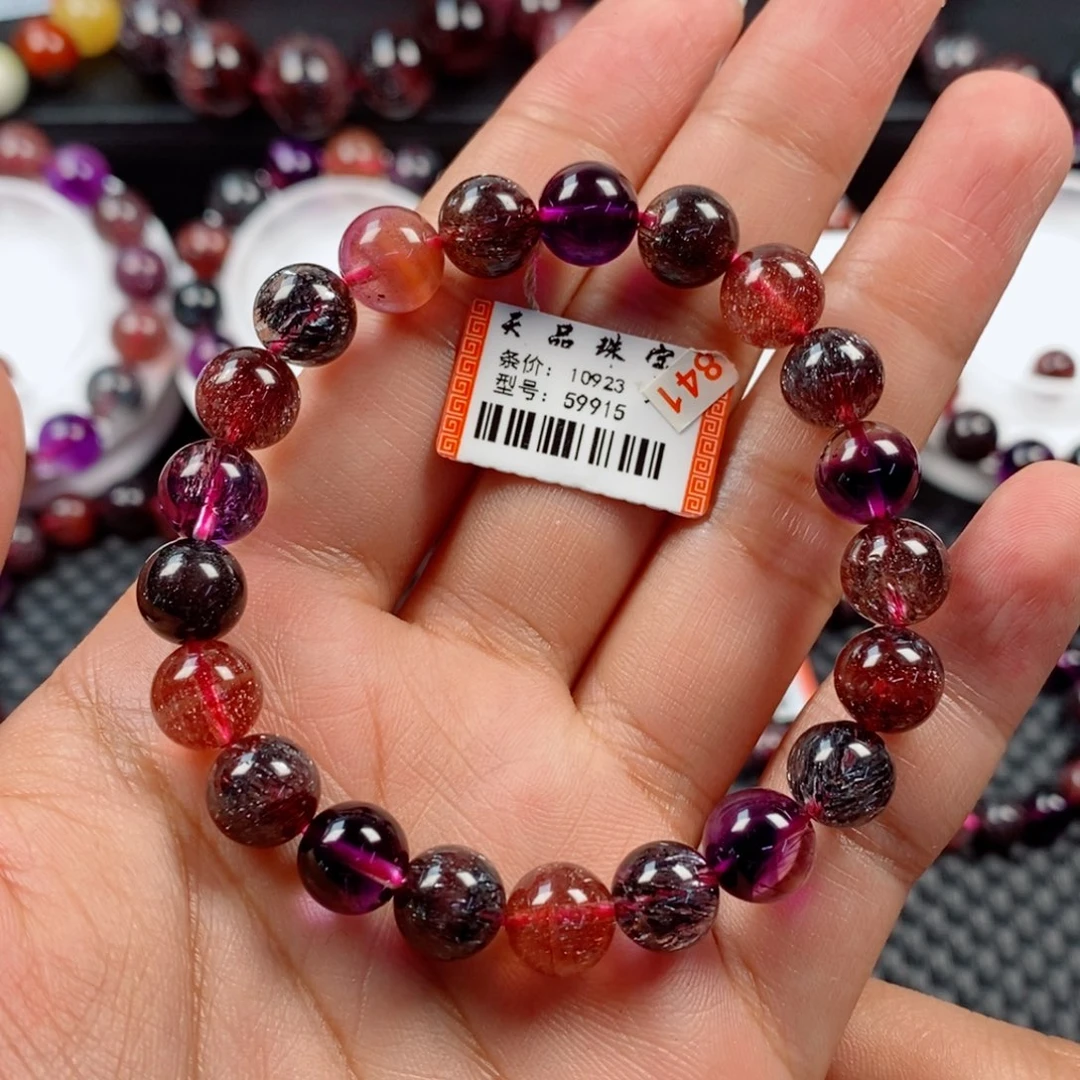 手链未镶嵌水晶黑加仑超七59915