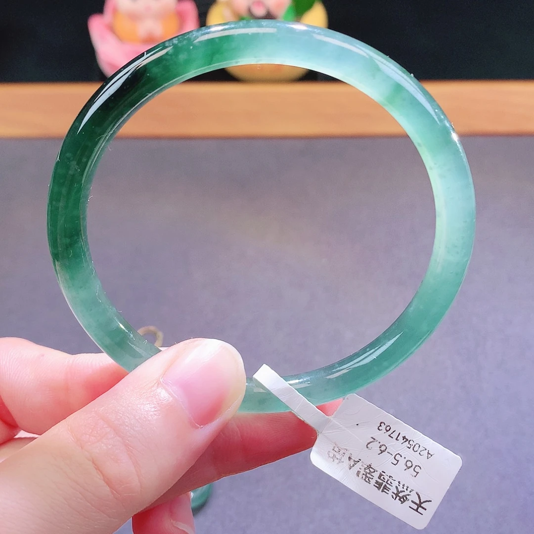 翡翠未镶嵌手镯天然翡翠