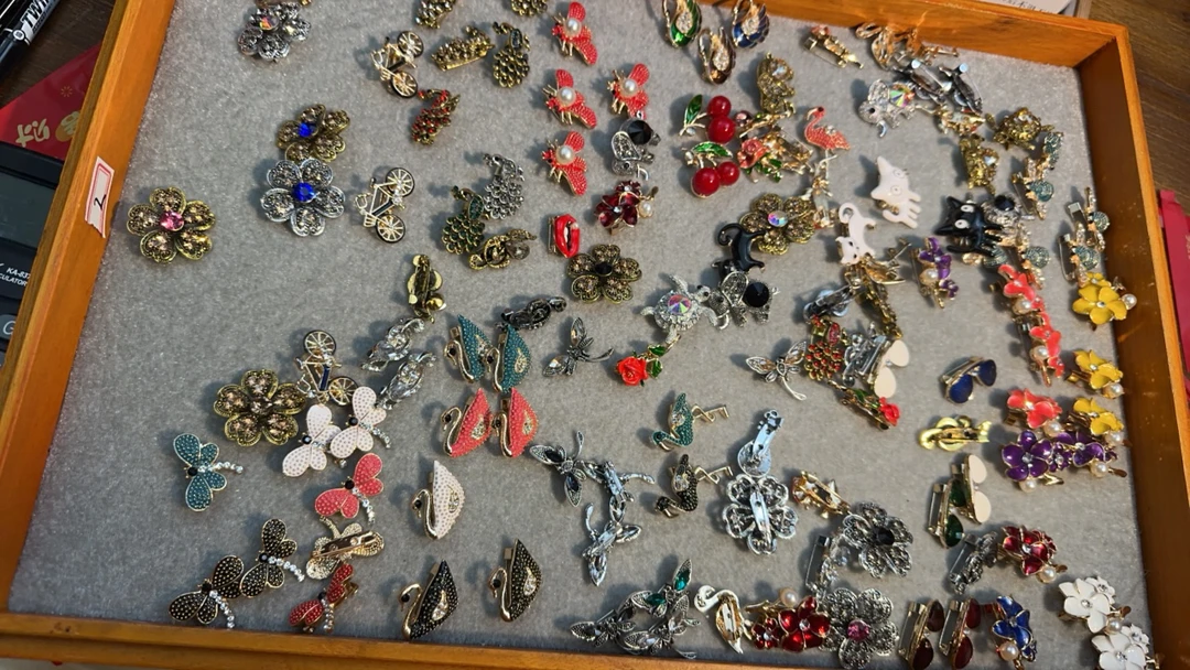 合金胸针 盲盒拍1拆5保6