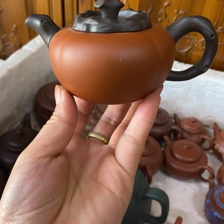 自***6茶壶紫砂紫砂宜兴陶瓷艺术品