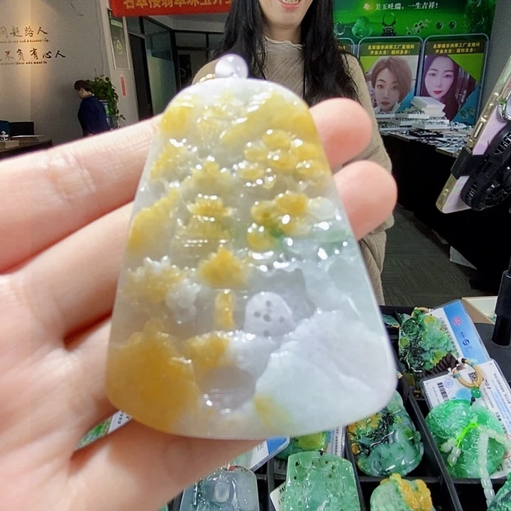 颈饰未镶嵌翡翠翡翠