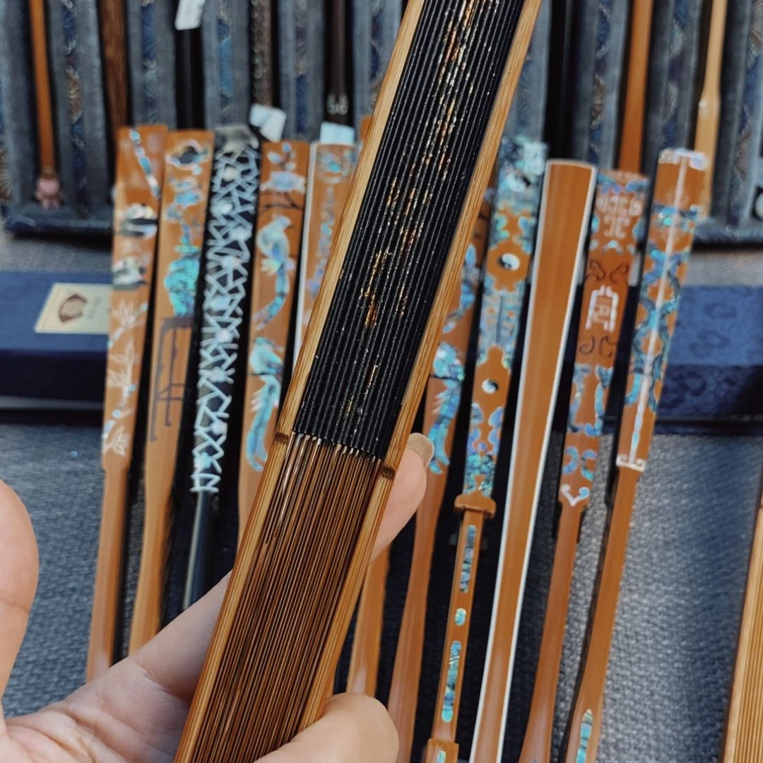 扇子?****牛手工制作工艺精湛制作