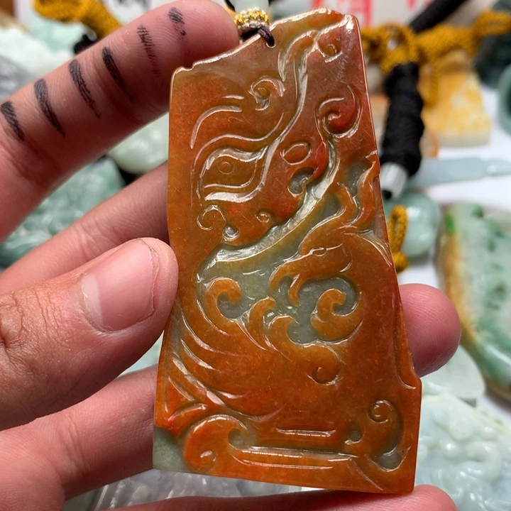 翡翠未镶嵌颈饰保真天然a货翡翠