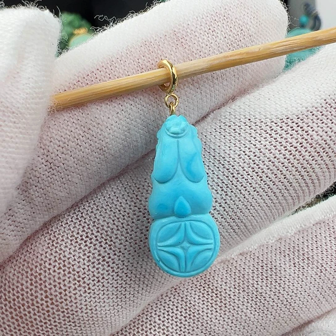 绿松石未镶嵌绿松石主播万丽