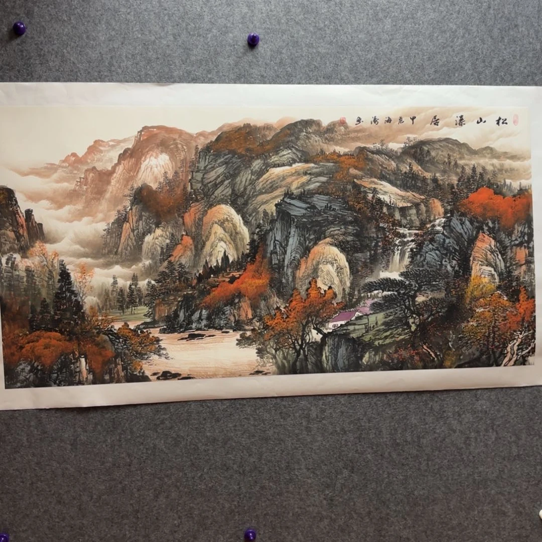 国画国画画家李海涛作品花鸟山水精品