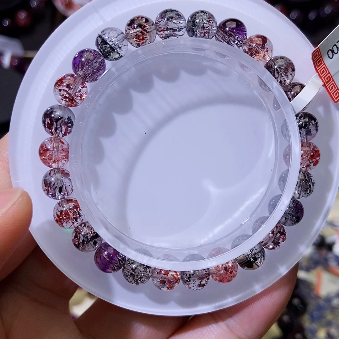 水晶手串未镶嵌毒液超七