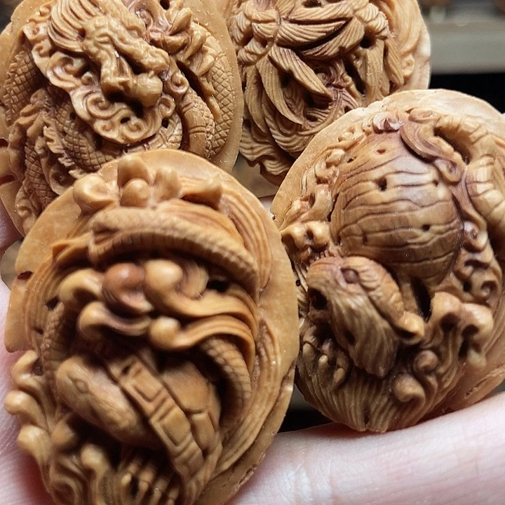 纯手工浮雕四方神兽