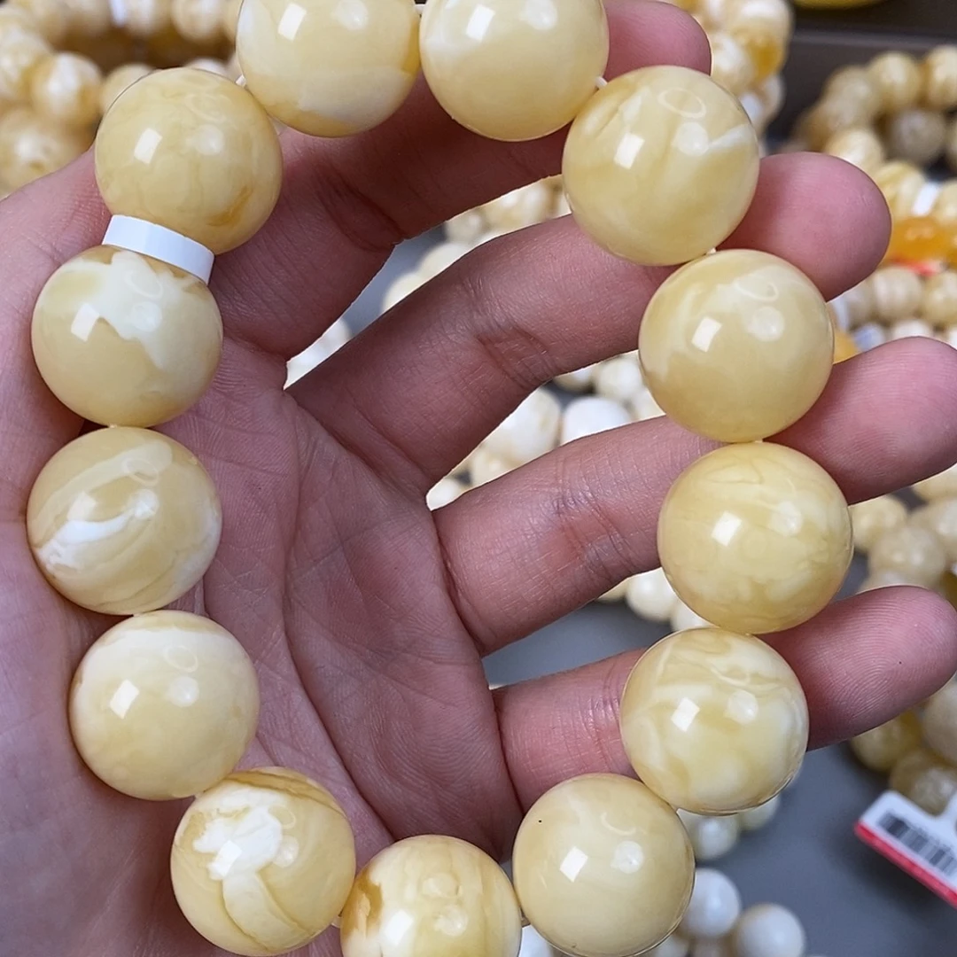 琥珀未镶嵌珠宝奇石18mm