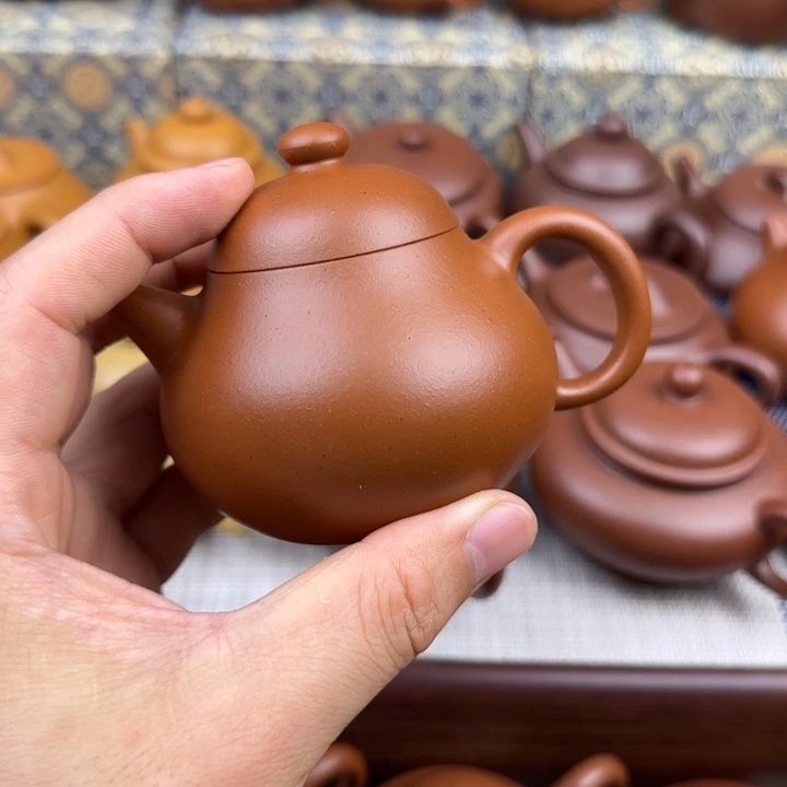 默***默紫砂茶壶小煤窑朱泥