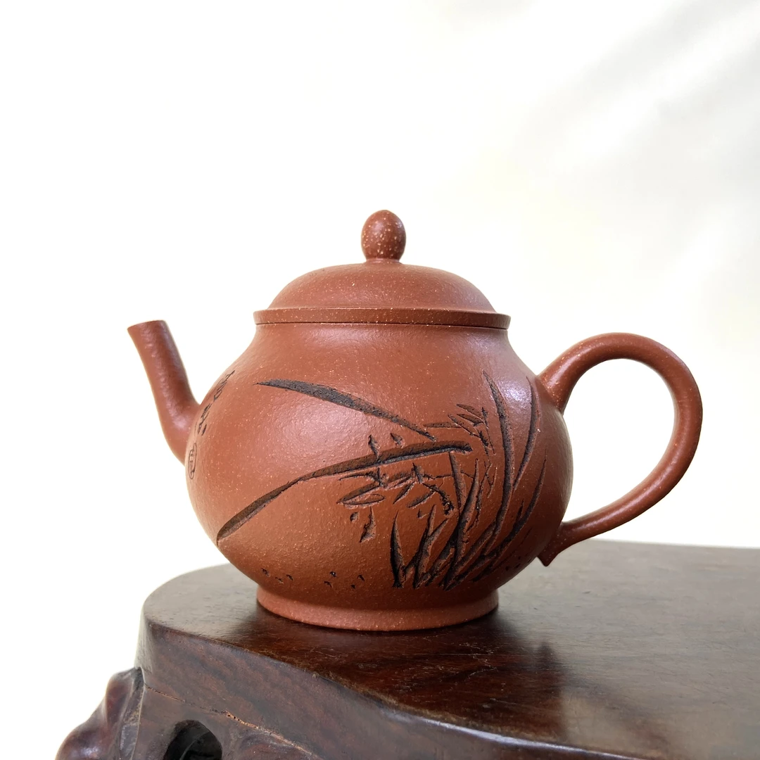 宜兴手工紫砂陶 （实力派1）茶壶GS4095-5