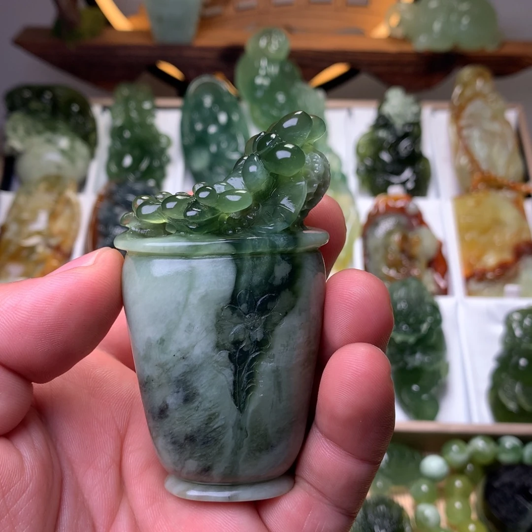 岫玉未镶嵌岫玉 挂件