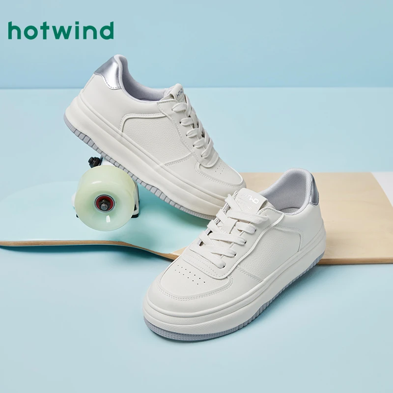 热风2025年春季新款女士时尚休闲鞋H14W25509