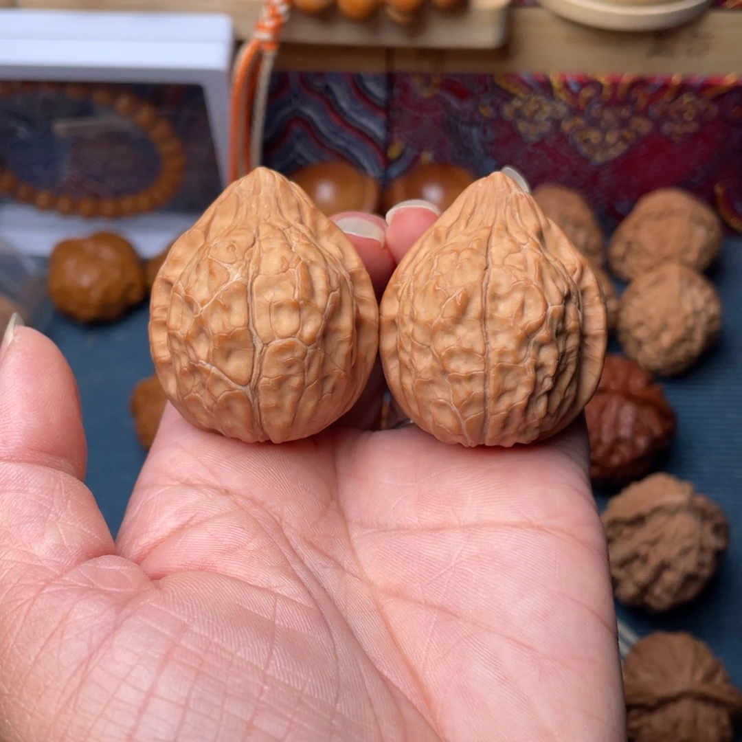 把件文玩核桃35+龟甲纹