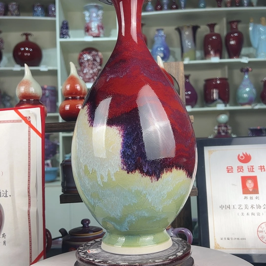 摆件郑家钧窑摆件