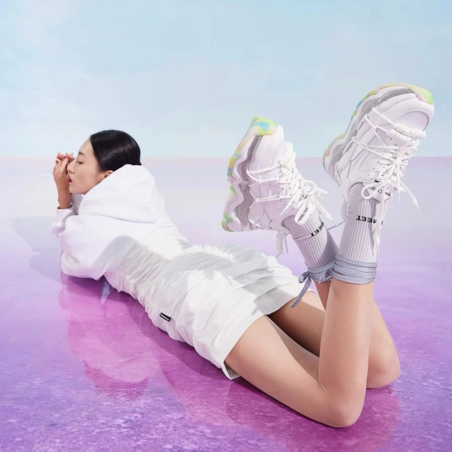 现货C1｜拍小一码｜真皮“全掌大气垫”休闲老爹女鞋｜309-9