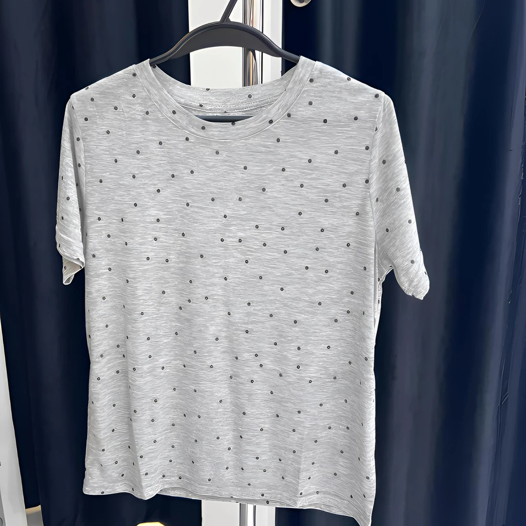 LIYA莉雅精品女装波点T恤时尚休闲百搭