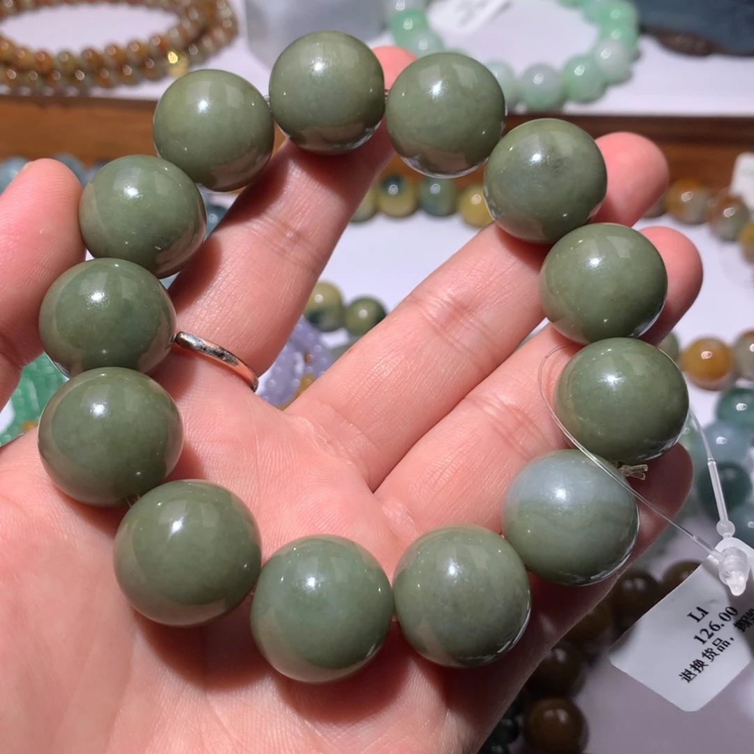未镶嵌手链翡翠翡翠手串卡17加
