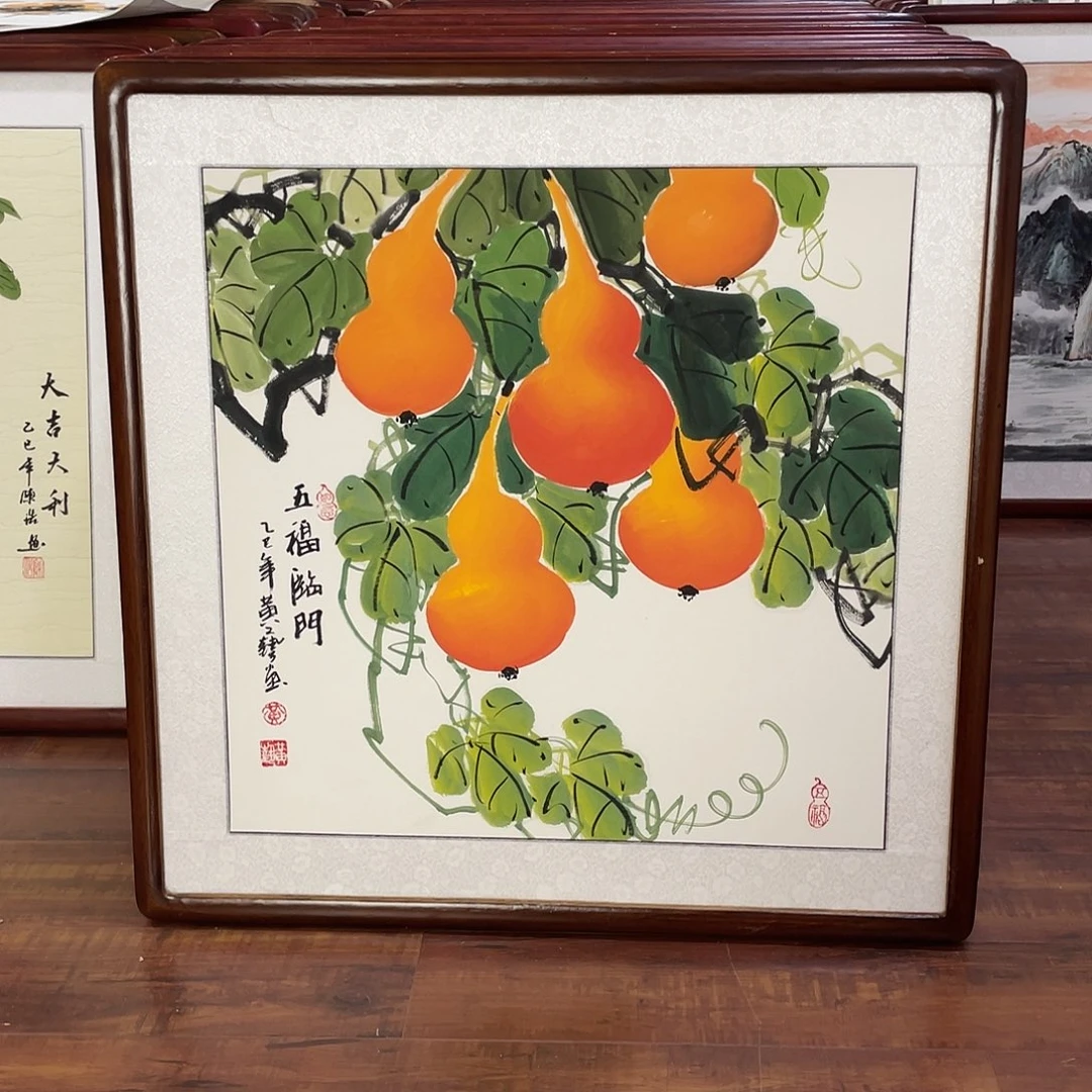 国画带框尺寸63*63厘米