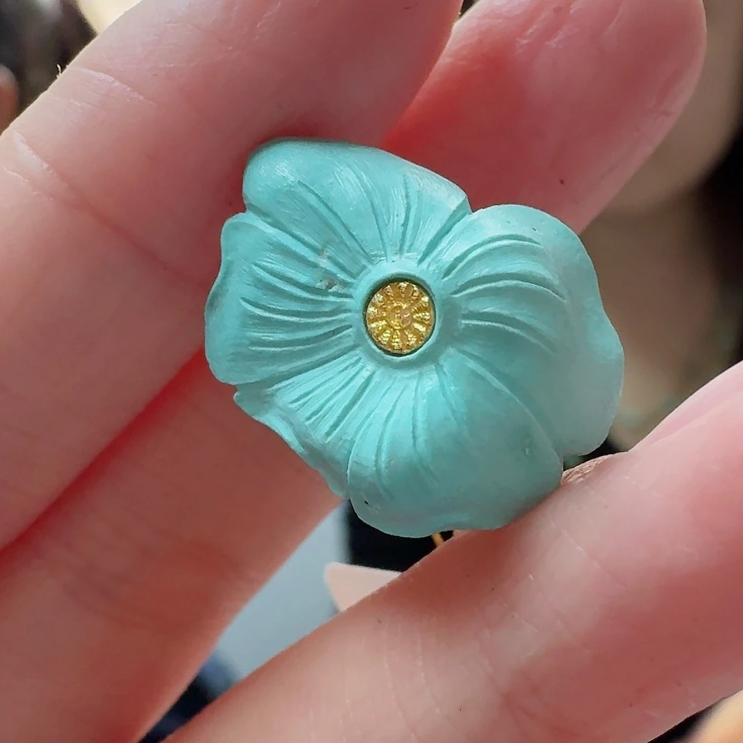 绿松石珠宝奇石未镶嵌