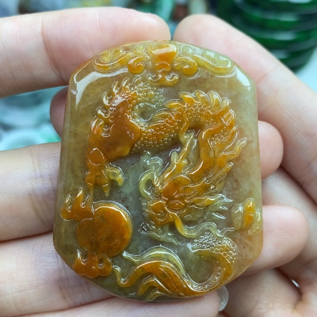 颈饰未镶嵌翡翠吊坠