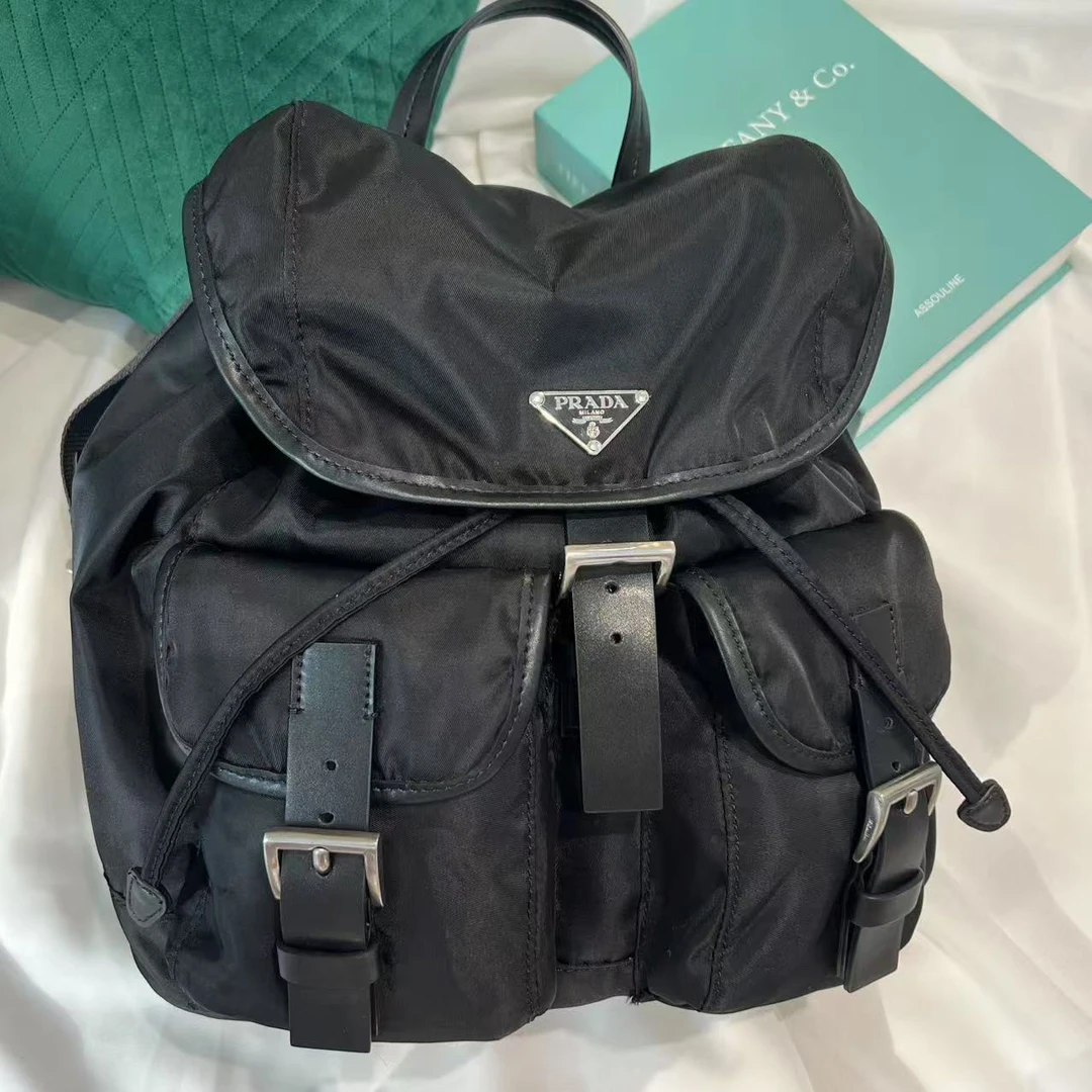95新 Prada/普拉达 普拉达 尼龙 双肩包/0000