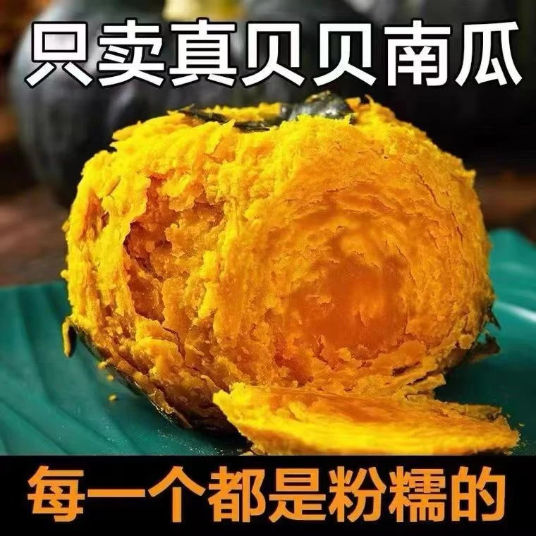 【坏果包赔】新鲜正宗贝贝南瓜干粉面甜板栗味粗粮适合宝宝辅食