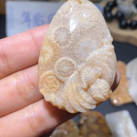 【闪购商品】硅化玉吊坠(不含链)未镶嵌