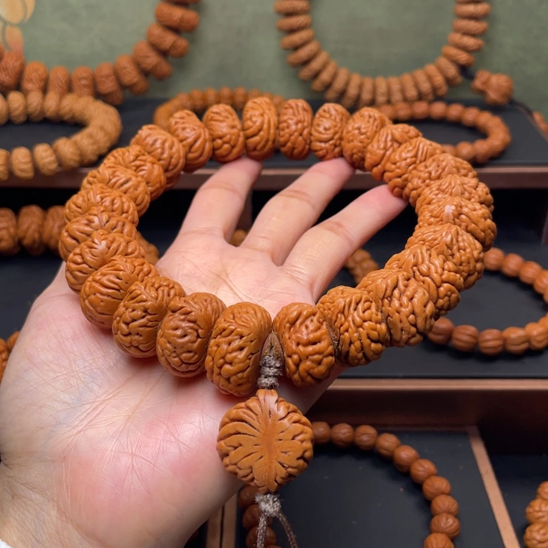 手串桃核22麒麟纹