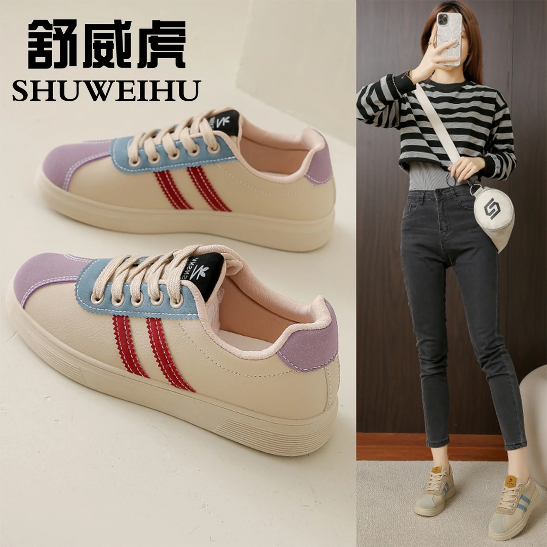2025爆款小白鞋百搭韩版学生时尚休闲鞋运动春秋新款旅游小众板鞋