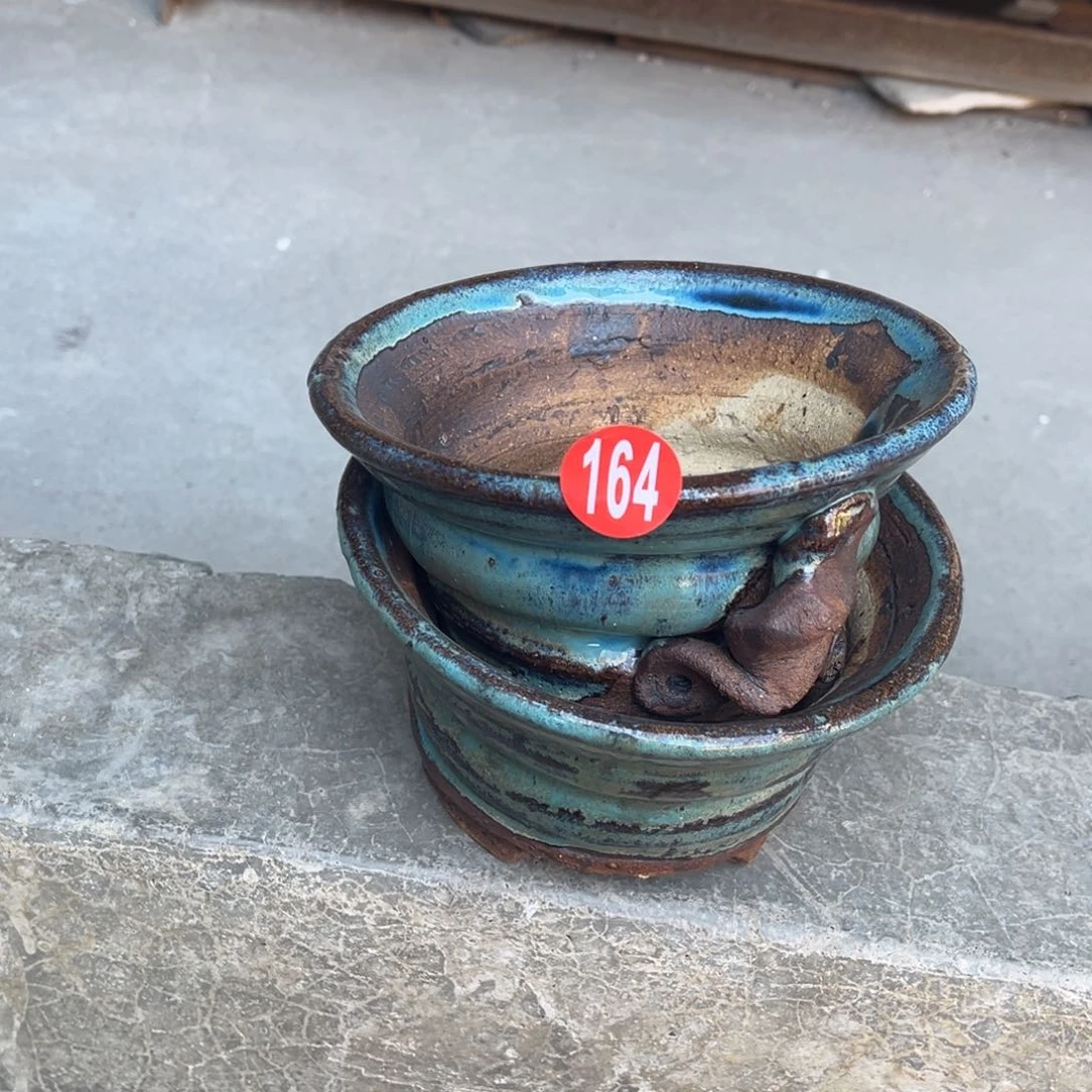 陶瓷微瑕164 号陶然花盆