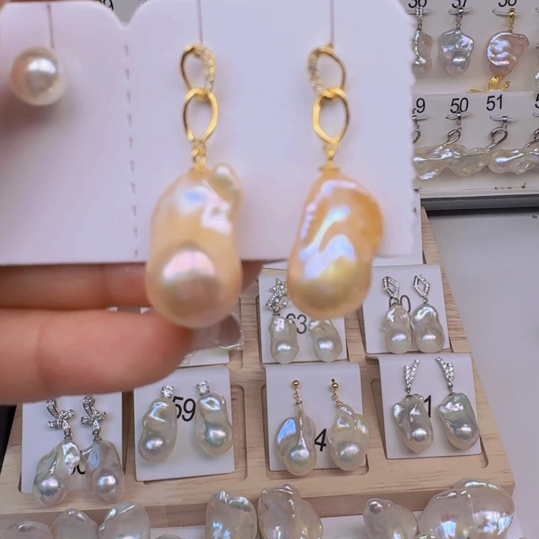 淡水珍珠银S925镶嵌颈饰