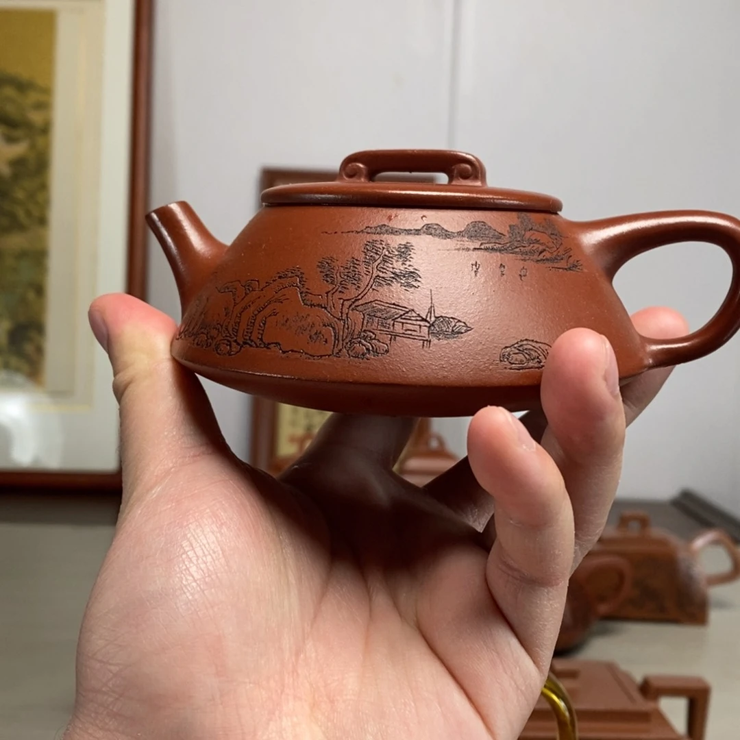 紫砂茶壶原矿泥料传统工艺制作