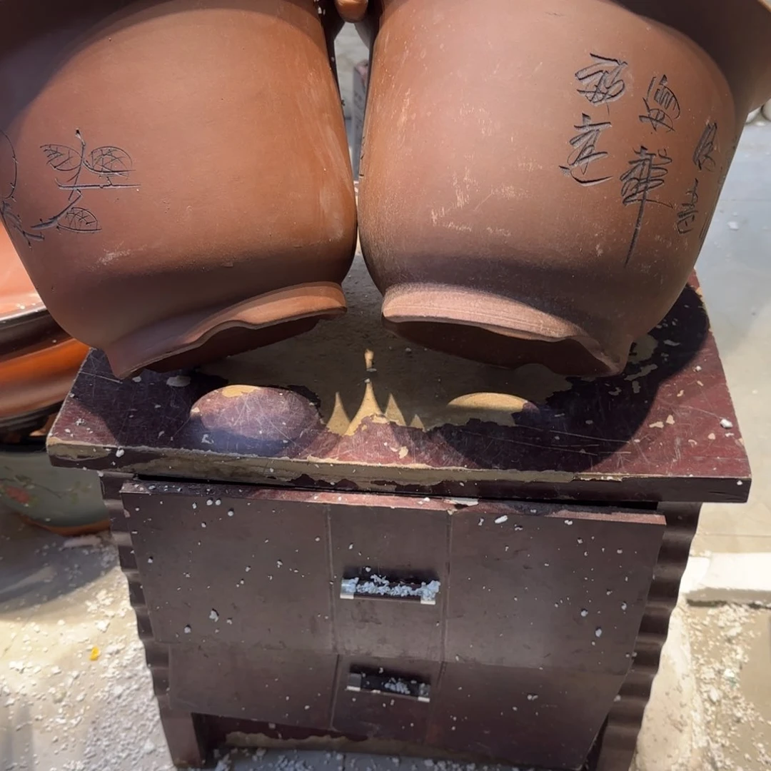 紫砂花盆口径20.15口径