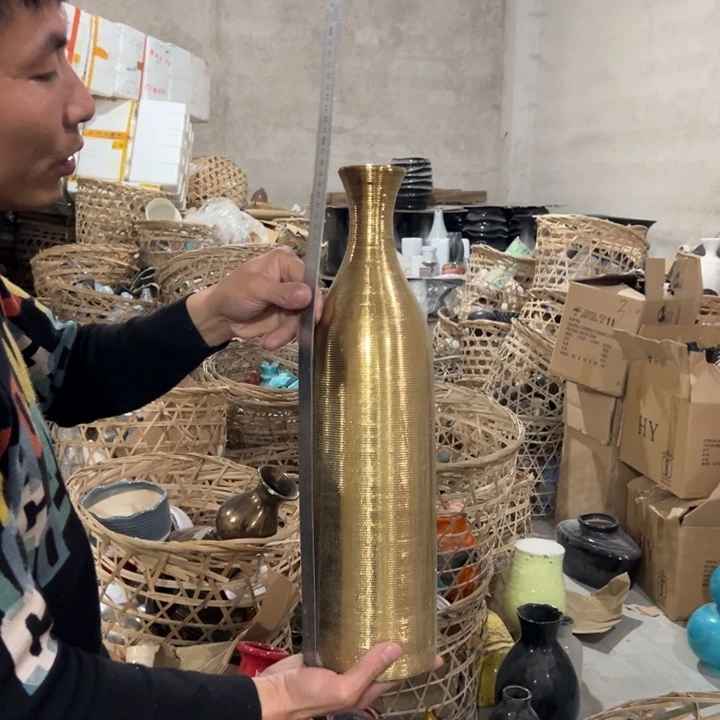 摆件高度48厘米口径5.5厘米微瑕捡漏