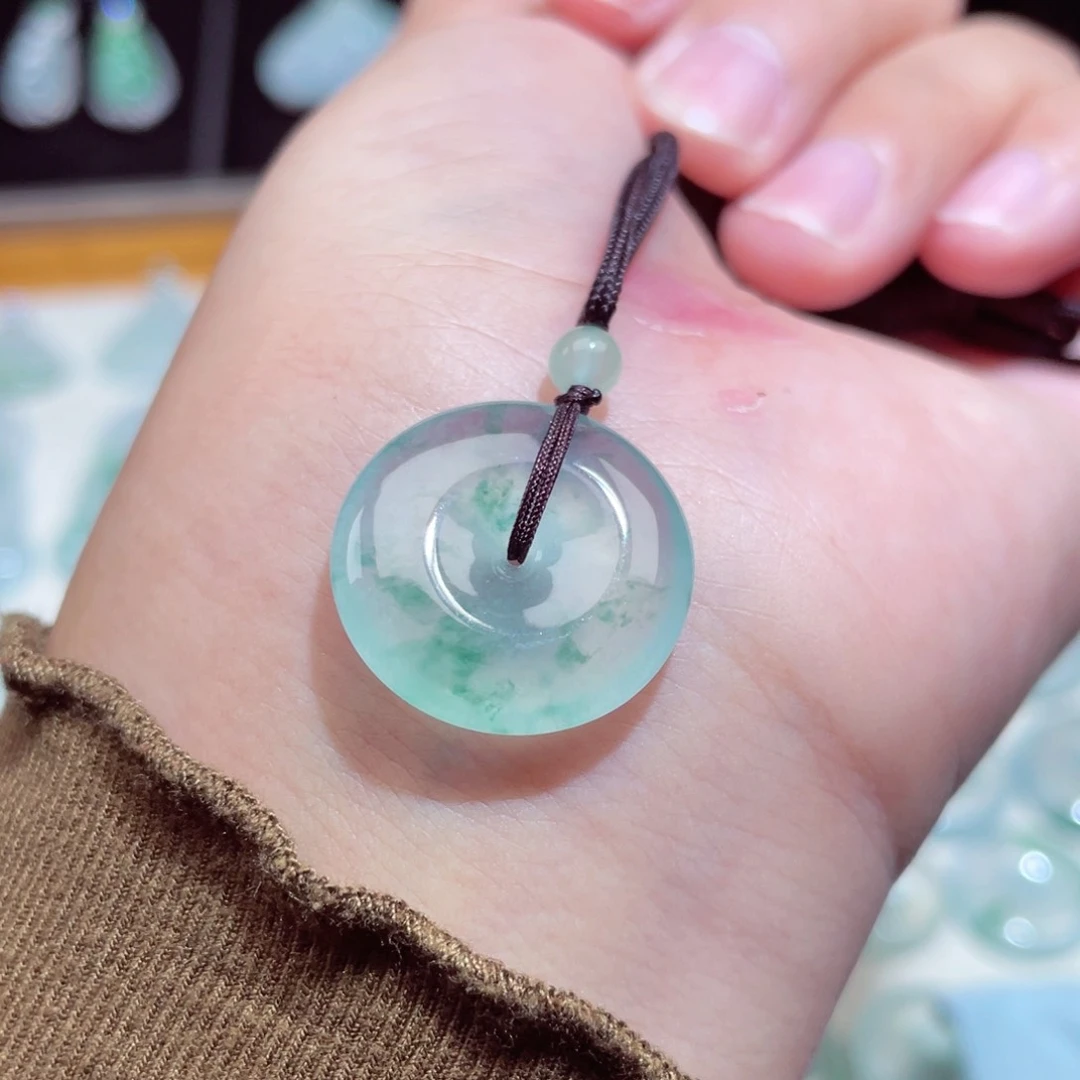 颈饰未镶嵌翡翠扣子