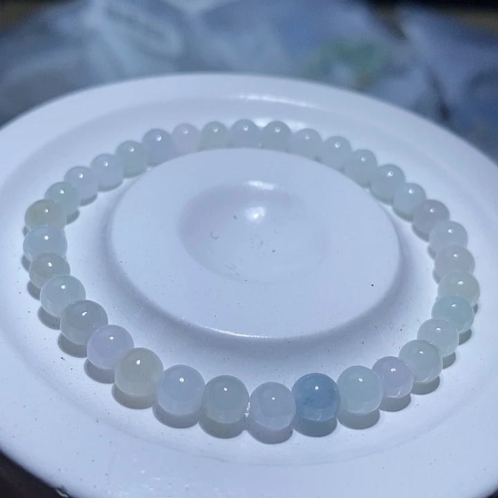 未镶嵌手串翡翠天然缅甸A货翡翠手串卡5.5