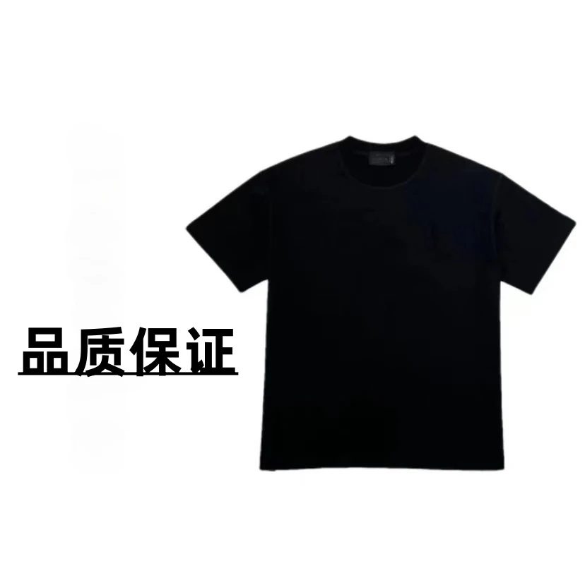 【23号链接】CW前后炫彩标和字短袖-D790